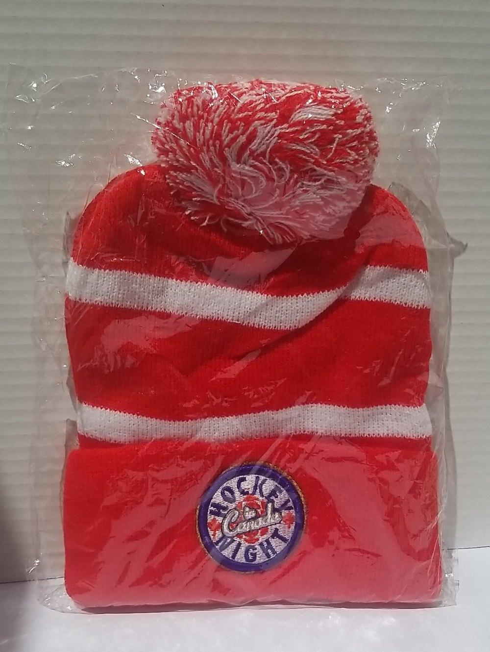 Hockey Night In Canada Red White Budweiser Promo Adult Touque Winter Hat